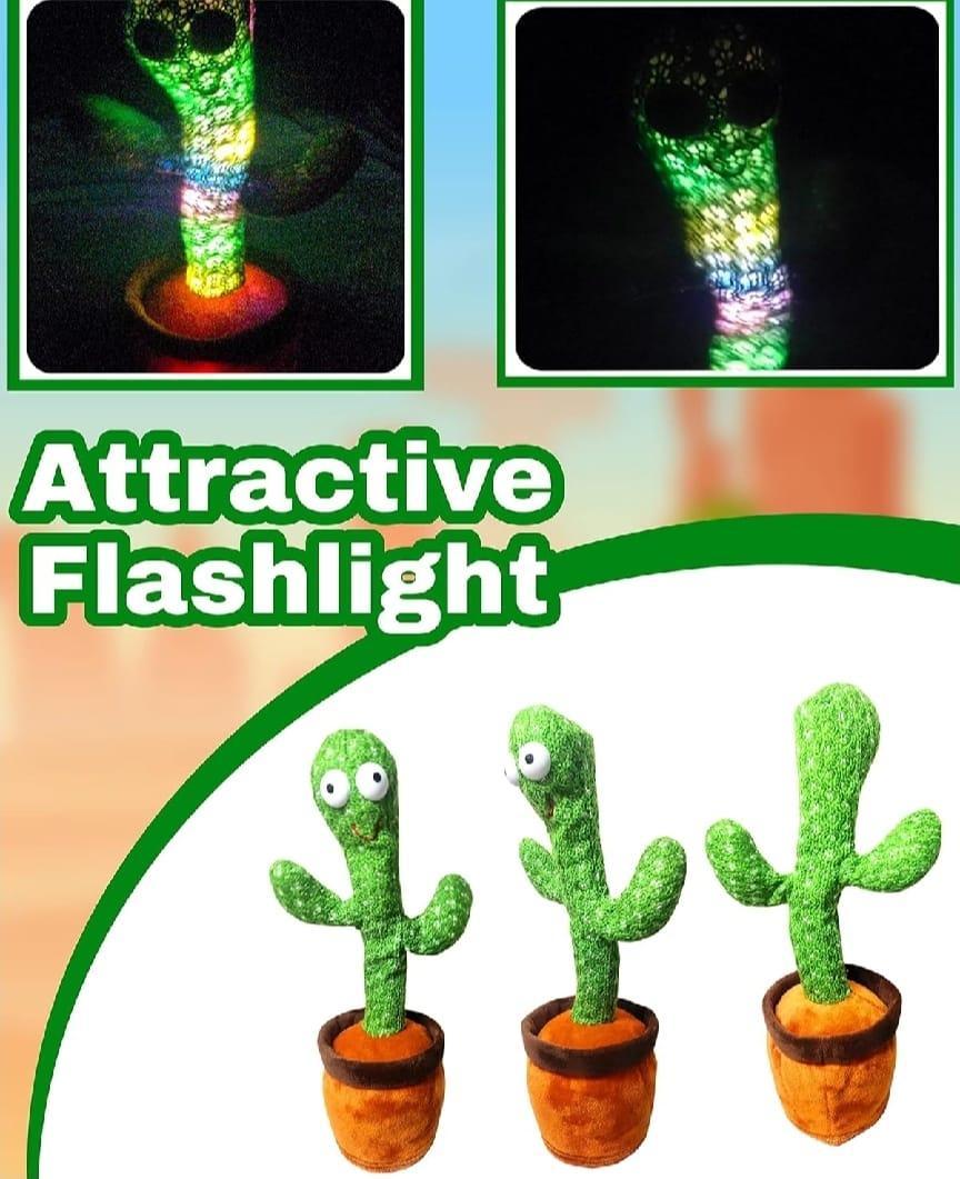 Dancing & Talking Cactus Plush Toy | USB Rechargeable