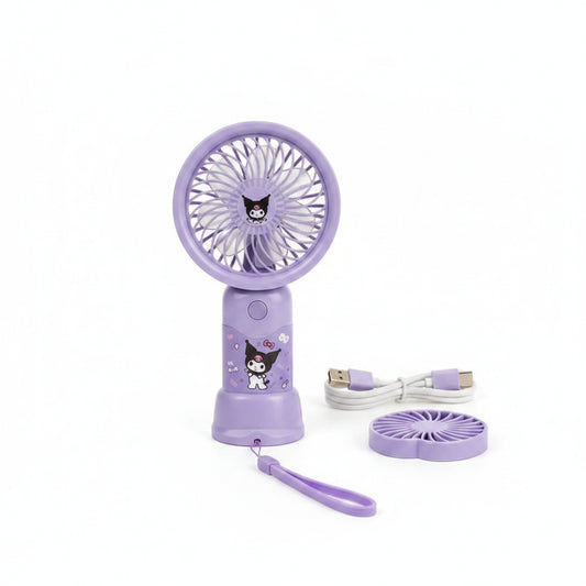 Cute Mini Portable USB Rechargeable Fan | Handheld Cooling Fan