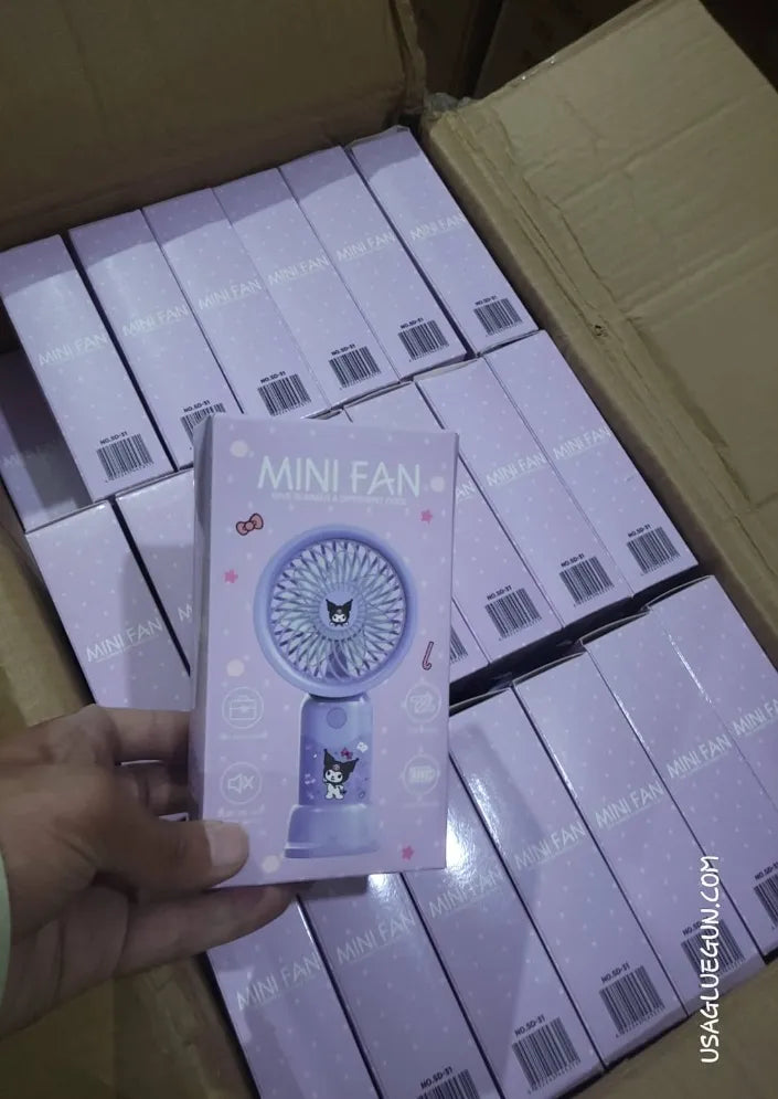 Cute Mini Portable USB Rechargeable Fan | Handheld Cooling Fan