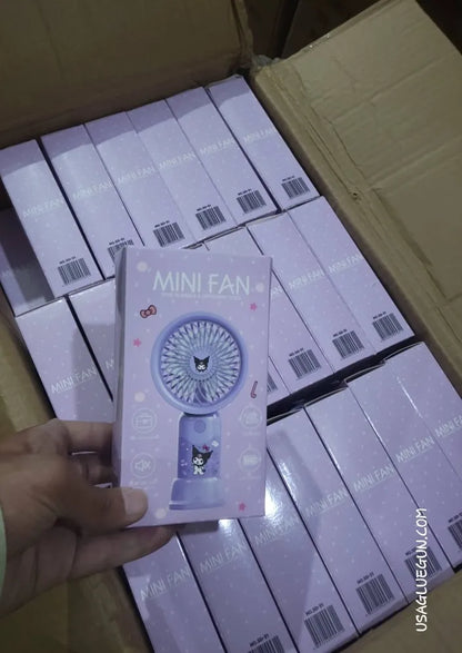 Cute Mini Portable USB Rechargeable Fan | Handheld Cooling Fan