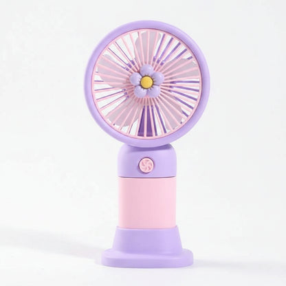 Cute Mini Portable USB Rechargeable Fan | Handheld Cooling Fan