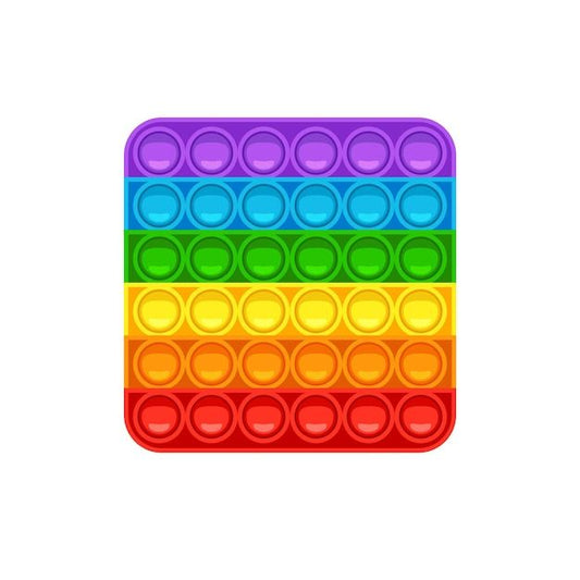 Rainbow Pop It Fidget Toy | Stress Relief Sensory Toy