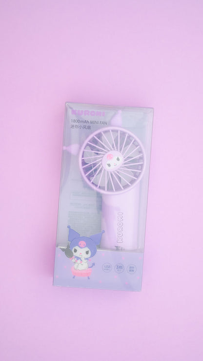 Cute Mini Portable USB Rechargeable Fan | Handheld Cooling Fan